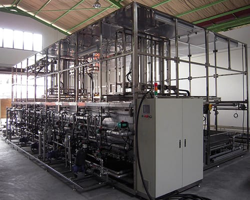 Ultrasonic Cleaning System seen in a factory